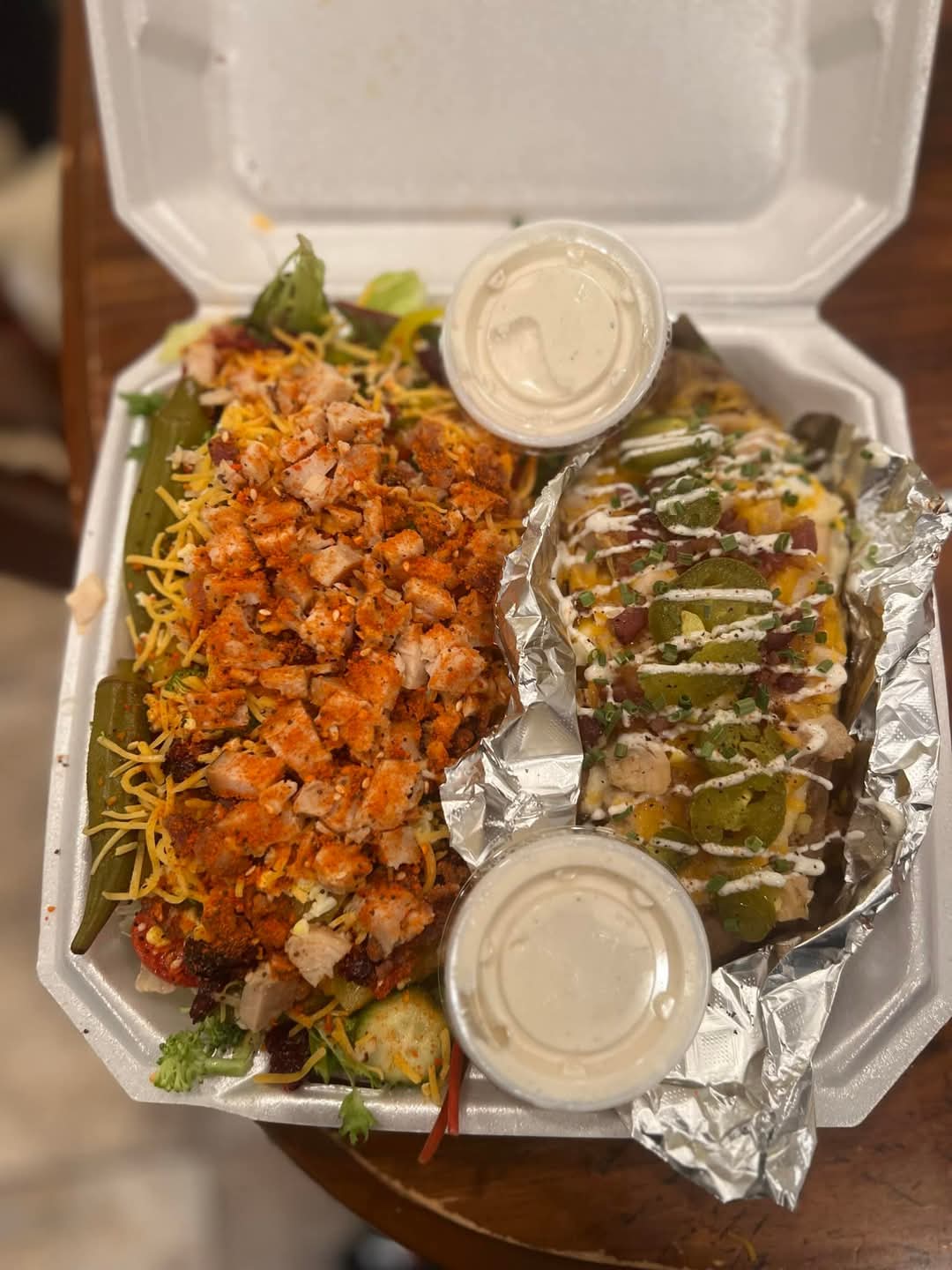 Half Salad & Half Spud